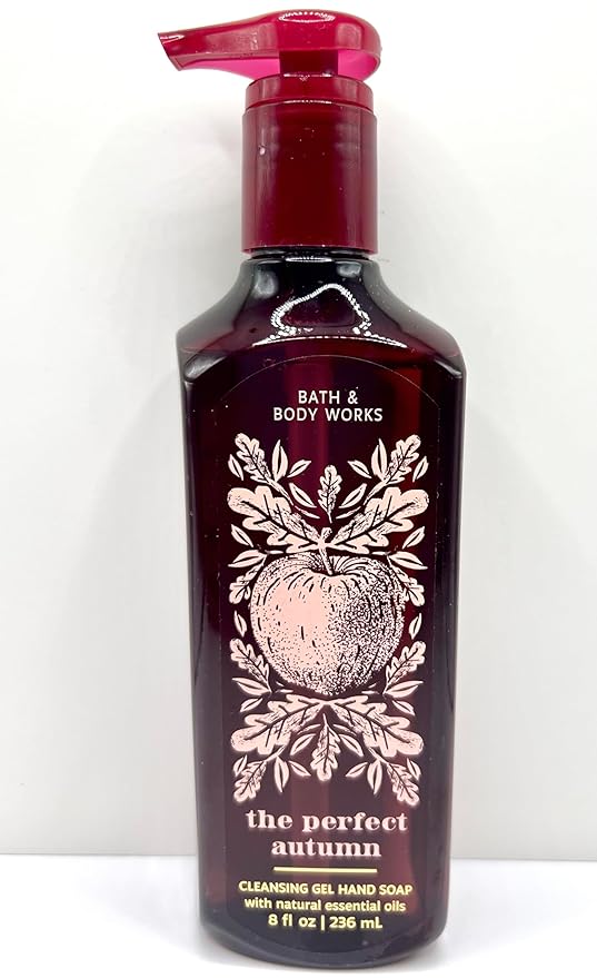 Shop&Cliq Bath and Body Fall collection Gel Hand Wash Soap Bundle - PUPKIN PECAN WAFFLES & THE PERFECT AUTUMN - 8 FL. EACH