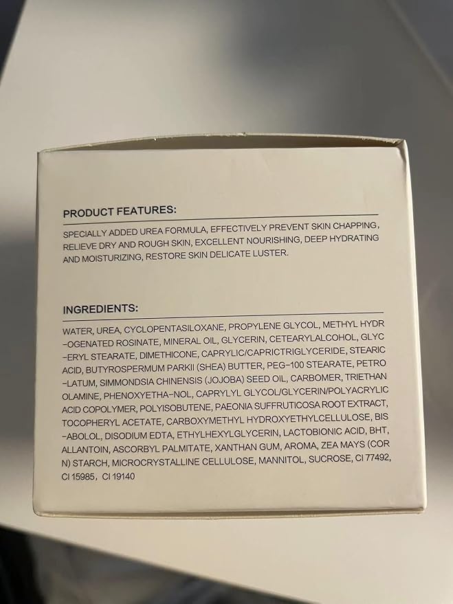 3 Packs Urea Cream 40 Percent - Foot & Hand Cream, for Dry, Cracked Heels, Feet, Knees, Elbows, and Hands, Callus Remover, Maximum Strength Urea Lotion for Softening and Moisturizing