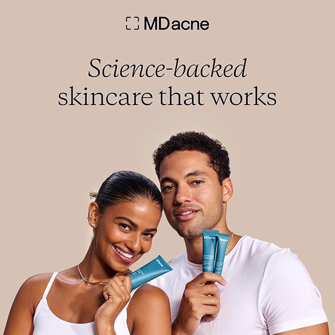 MDacne – Retinol 0.5% and Niacinamide 4% Cream, Reduces Blemishes and Improves Skin Texture without Irritation
