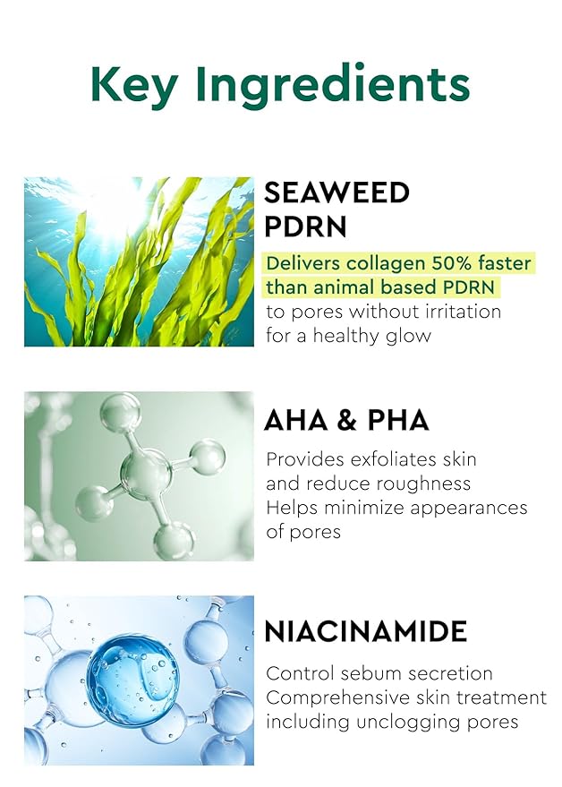 Bewants Seaweed PDRN Peel-Off Wrapping Jelly Mask 3.38 fl oz with Spatula | Facial Mask with AHA BHA & Niacinamide | Pore Minimizing | Smoother Skin Texture | 1 Pack