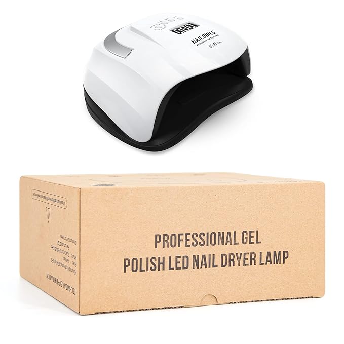 NAILGIRLS UV LED Nail Lamp,168W Fast Curing LED UV Light for Gel Nails with 4 Timer Setting Auto Sensor,Nail Dryer for Fingernail and Toenail,Salon Home Nail Art