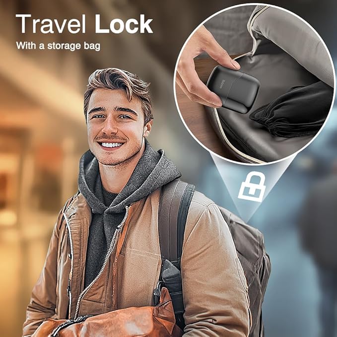 Electric Razor, Upgraded Mini Electric Shaver for Men, Foil Shaver for Men with 3 Blade Heads Floating Head IPX7 Waterproof Wet/Dry USB Type C Stylish Design