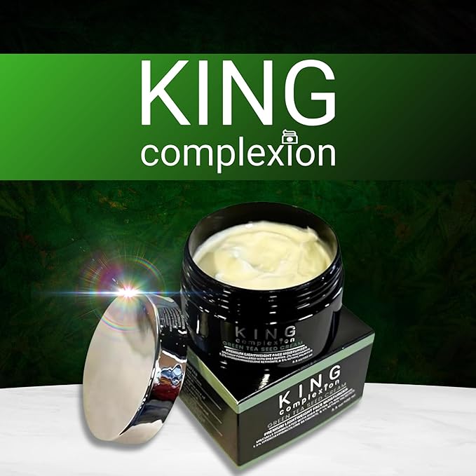 Premium Black Men Skincare - Organic - Small Sample Jar - Retinol Cream for Face - Look Younger - Shea Butter - Anti Aging Face Cream - Hydrating - Green Tea - Black Owned (0.18 oz)