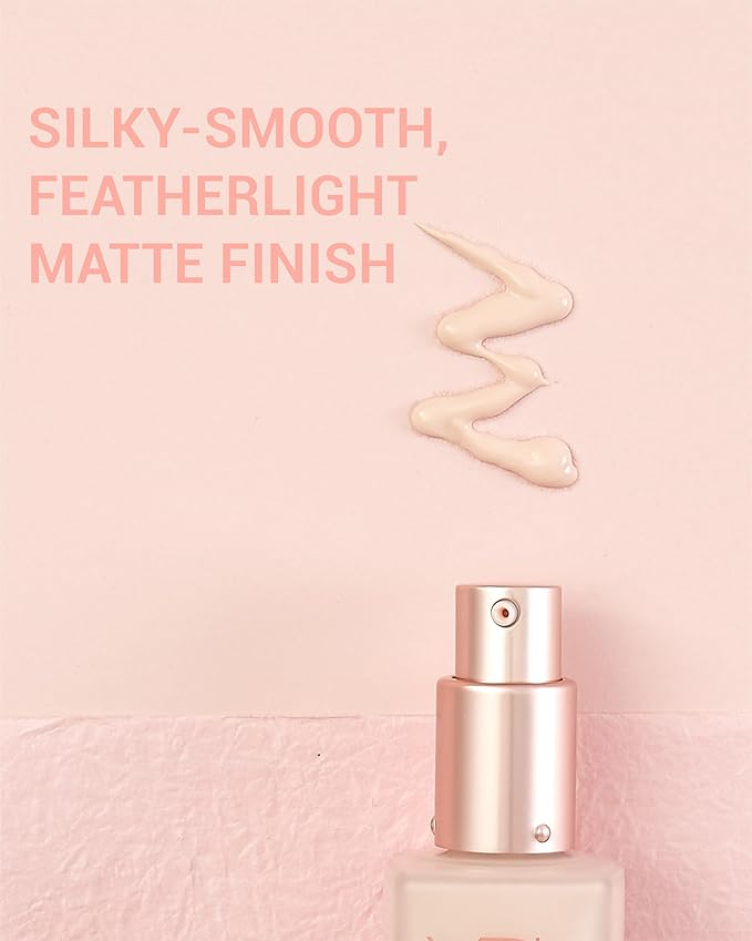 VDL Velvet Blur Makeup Primer (Matte Finish, 1.01fl oz) - Korean Makeup Base for Perfect, Flawless, Smooth Skin. Oil Control, Makeup Enhancer for All-Day Long Wear.