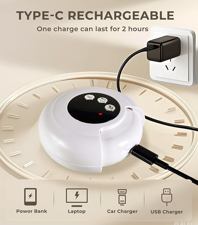 2025 New 3-in-1 Electric Nail Clippers,360° Rotation, 3-Speeds, Polishing Automatic Nail Trimmer with Nail Chip Storage & LED Light, Rechargeable Safety Trimmer for Women, Men, Baby, Seniors