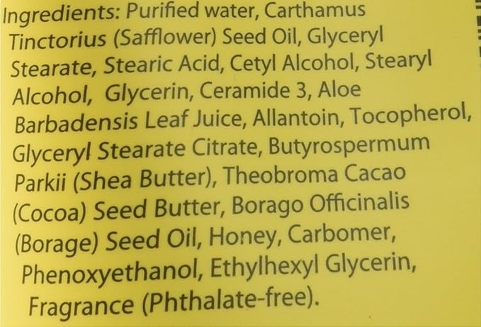 The Naked Bee Grapefruit Blossom Honey Hand Cream (8 oz) Intensive Nourishing Cream for Smoother and Softer Hand - Unscented Deep Moisture and Repair for Dry Skin