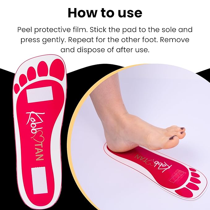 60 Pairs(120feets) Spray Tan Feet Pads Disposable & Economic Pink Feet pads for Spray tanning,Use in Tanning booth,Sunless Tanning at Home or Beauty Salon-Non Slip-Comfortable-Hygienic-Ultra Bronzing