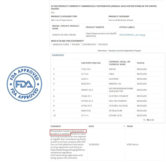 Urea Cream 42% plus Salicylic Acid 2% Intensive Repair Treatment for Cracked Skin on Hands, Heels, Elbows, and Lips - Relief for Dry Feet - Enhanced Pump Dispenser Packaging - Gross wt 8.03 OZ