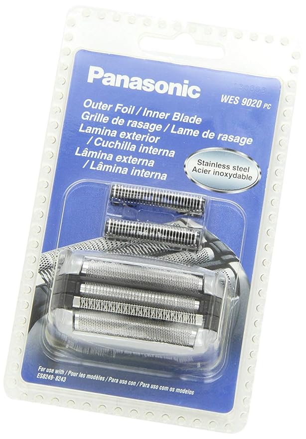 Panasonic Shaver Replacement Outer Foil and Inner Blade Set WES9020PC, Compatible with ARC4 4-Blade Shaver ES8243AA