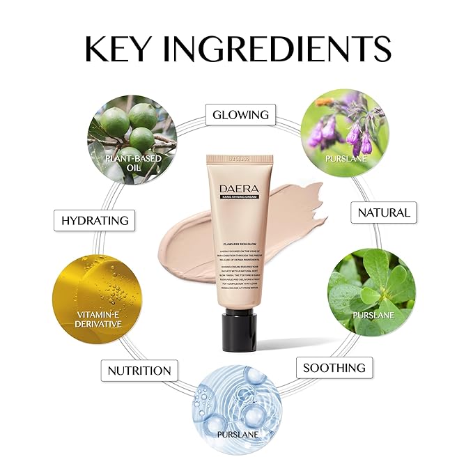 Kang Shining Korean BB Tinted Moisturizer Cream (1 Color,Neutral), Self Adjusting BB Cream,1.35 fl oz, Glowing Skin Natural Makeup, Buildable Coverage, Lightweight