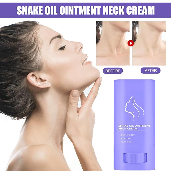Neck Care Stick, Lifting and Firming Neck, Snake Oil Firming Cream, Oil-Nourishing, Snake 0il Tighten Lift Cream for Women