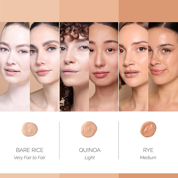 OFIR Sheer Skin Hydrating Tinted Moisturizer | Makeup Tinted Moisturizer | Breathable, Lightweight Hydration | Skincare | Vegan, Sheer Coverage, Evens Complexion | Rye - Medium 1 FL OZ