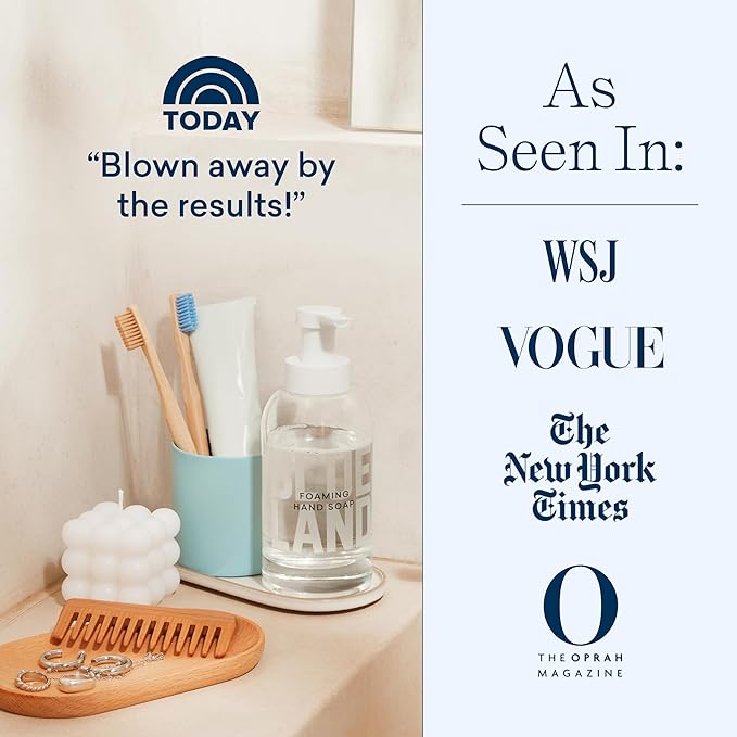 BLUELAND Foaming Hand Soap Refill Tablets, 10-Pack, Pacific Mist Scent, Eco Friendly Cleaning Products, 10 x 9 Fl oz