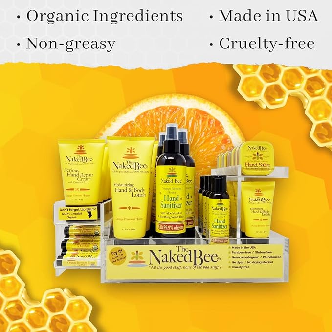 The Naked Bee Coconut and Honey Serious Hand Cream (8oz) Intensive Nourishing Cream for Smoother and Softer Hand - Deep Moisture and Repair for Dry Skin