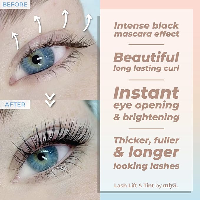 | Lash Luxe Bundle | Keratin Lash Lift Kit & Eyelash Serum for Thicker, Longer Lashes | Ultimate Lash Booster