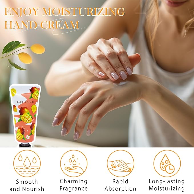 96 Pack Hand Cream for Women, Mini Hand Lotion Travel Size for Dry Cracked Care, Natural Plant Fragrance Moisturizer Present Set for Mother, Teacher Appreciation and Bridesmaid Present