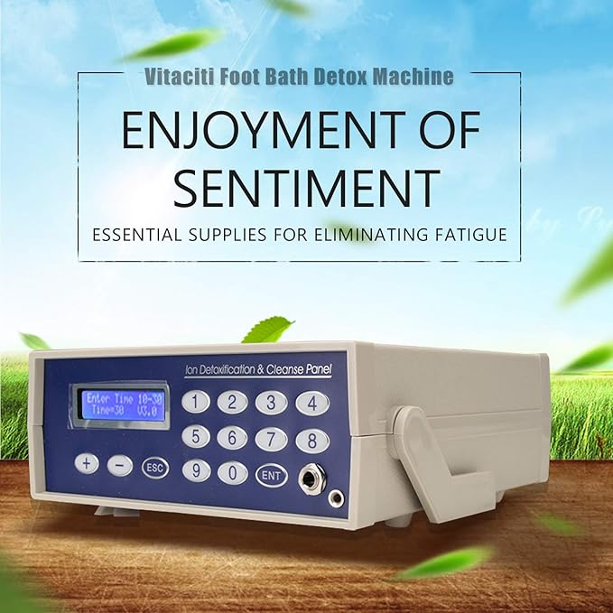 Ionic Foot Bath Detox Machine, Professional Ion Cleanse Ionic Detox Foot Bath Spa Machine with LED Display, Folding Foot Bucket,Far Infrared Belt, Spa at Home Detox As Birthday Gifts