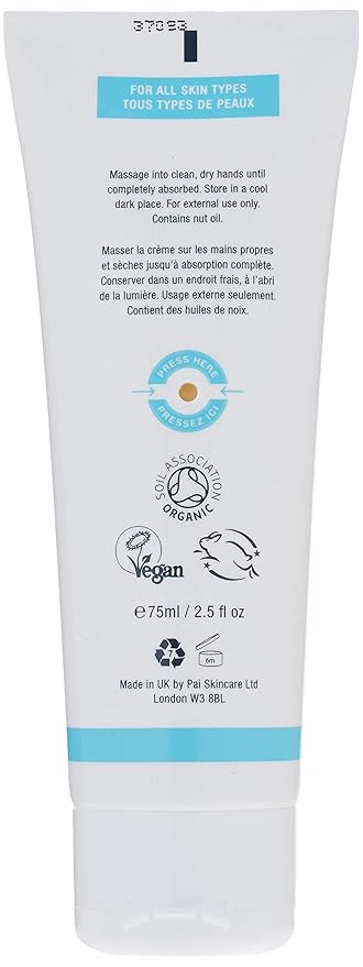 PAI SKINCARE - Heavy Mettle: Organic Fragonia + Sea Buckthorn Rescue Hand Cream | Natural, Vegan, Sensitive Skincare (2.5 fl oz | 75 mL)