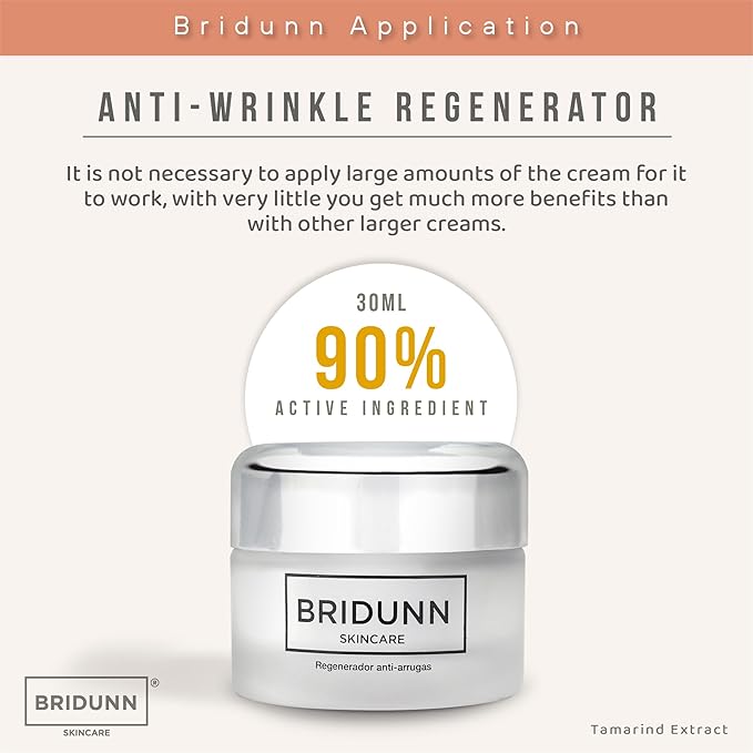 Anti Wrinkle & Face Tightening Regenerating Face Cream with Natural Ingredients