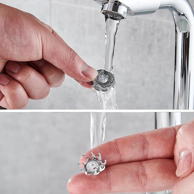 8PCS Shaver Head Replacement Blade compatible with Skull Shaver Pitbull Electric Razors