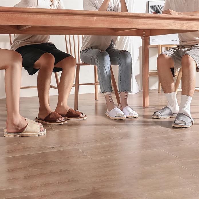 8 Pairs Disposable Slippers for Guests,House Slippers for Guests, Open Toe Indoor Slipper Comfortable Washable,Multi-Color Casual Spa Slipper for House,Hotel,Travel,Unisex Universal Size