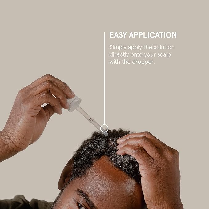 Keeps Extra Strength Minoxidil for Men Topical Hair Growth Serum, 5% Solution Hair Loss Treatment - 3 Month Supply (3 x 2oz Bottles with Dropper) - Slows Hair Loss & Promotes Thicker Hair Regrowth