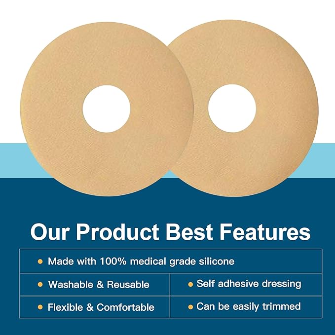 6 Pack Silicone Scar Removal Sheets for Breast - Breast Silicone Scar Sheets Tape - Breast Reduction After Surgery for Scars, Breast Augmentation Post Surgery Supplies for Scar Treatment (blue)