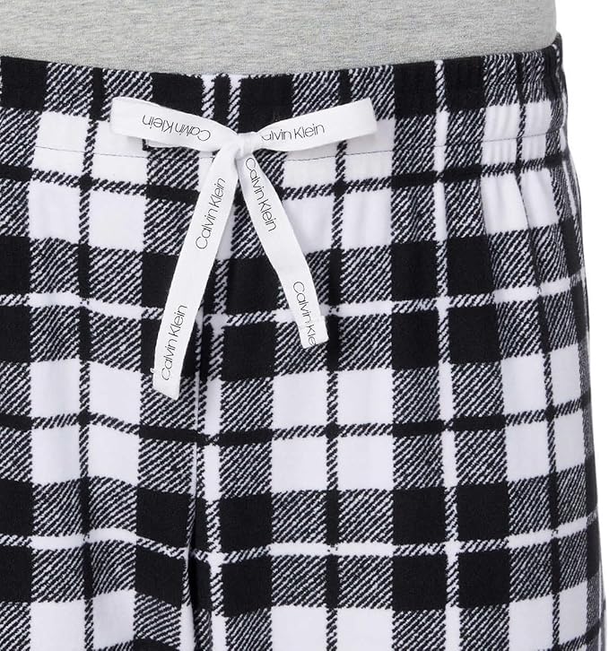 Calvin Klein Womens 2 Piece Fleece Pajama Set