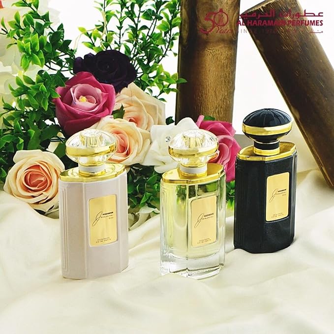Al Haramain Junoon Rose - Luxury Arabian Perfume for Women - Floral Fragrance with Notes of Cherry Blossom, Bergamot, Rose, Suede, Amber - Arabic Long Lasting Scent - Eau de Parfum - 2.5 oz EDP Spray