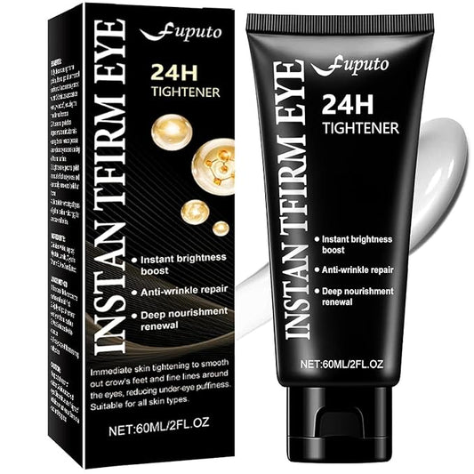 Temporary Instant Eye Tightener Cream – 60 ML Quickly Reduces Dark Circles, Eye Bags, Puffiness and Fine Lines for Anti-Aging and Firming, Provides Rapid Hydration and Locks in Moisture (2 fl. ozz)