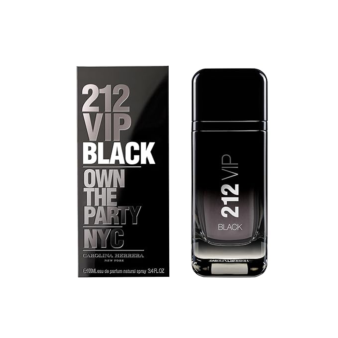 212 VIP BLACK/CAROLINA HERRERA EDP SPRAY 3.4 OZ (100 ML) (M)