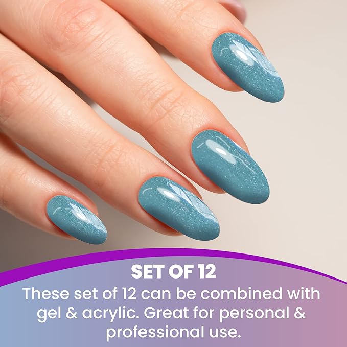 12 Colors Mia Secret Acrylic Pearl Collection Professional Acrylic Nail System Powder 0.25oz/ea.