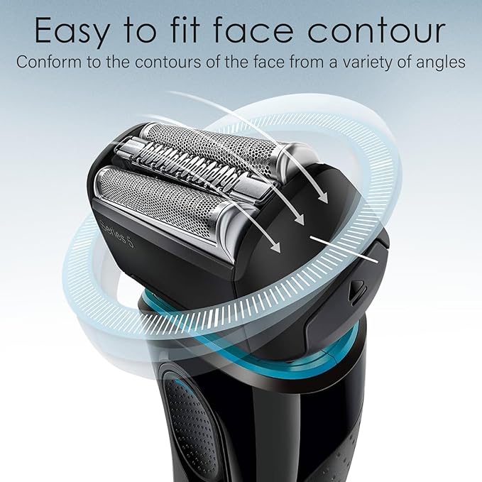 52B Replacement Shaver Head for Braun Series 5, Shaving Razor Head Suitable for Braun S5 5020, 5020s, 5030s, 5040, 5040s, 5050, 5050cc, 5070, 5070cc,5090cc, 5140s, 5145s, 5147s, 5190cc ect