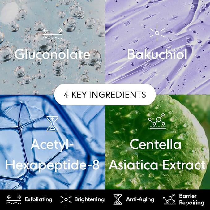 LOOPS Exfoliating Toner Korean Skincare - Refine, Resurface, and Rebalance Skin - Brightening & Anti-Aging Skincare - Pre-Soaked Bamboo Pad - Toner Pads for Face - Mother's Day Gifts for Mom