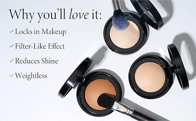 LAURA GELLER NEW YORK Baked Blurring + Setting Powder, Translucent Makeup Setting Powder For Soft-Focus Finish Minimize Fine Lines and Pores, Tan/Deep