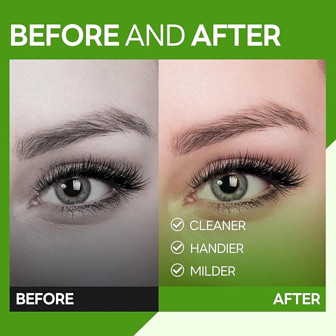 ARISON LASHES Lash Shampoo Large Bottle Eyelash Cleanser 900ML, Professional Lash Shampoo for Lash Extensions Premium Eyelid Foaming Cleanser for Salon and Home Use(tree tea)