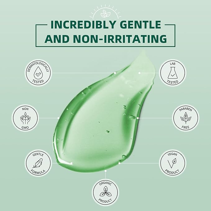 2.5lb Wax Beads for Hair Removal, Brazilian Bikini Hard Wax for Women Men, Hard Wax beads Perfect for Sensitive Skin Full Body Eyebrow, Legs, Face at Home Waxing Beads for Coarse Hair (Aloe)