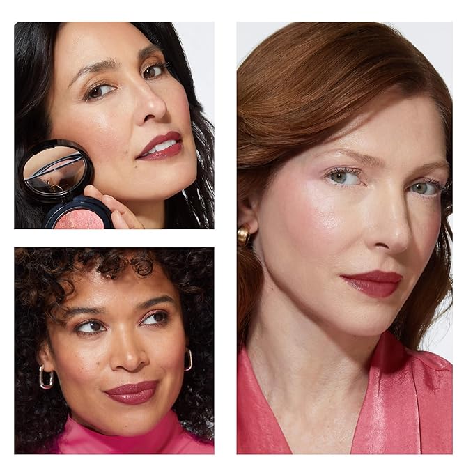 LAURA GELLER NEW YORK It's a Pink Thing Marbleized Makeup Collection - Limited Edition Blush & Lipstick Gift Set - Marbleized Baked Blush & Hydrating Lipstick - Perfect for Mother's Day Gifting