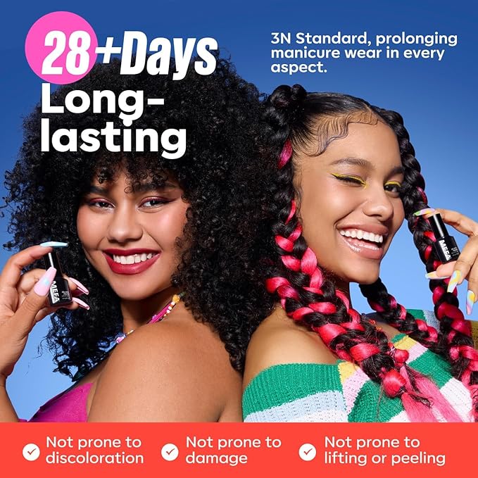 MEFA 34 Pcs Gel Nail Polish Kit with U V Light, 20 Colors All Seasons Soak Off Gel Polish Nail Set with Matte Base Top Coat Essential Manicure Tools Nails Art DIY Salon Home for Girl Woman