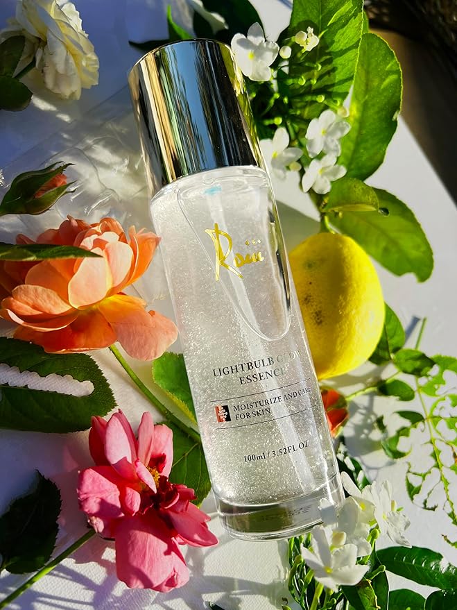 Roiii Light Bulb Glow Essence Serum - Vitamin C + Niacinamide + Hyaluronic Acid - Brightening Face Essence for Glowing Skin - Neck Reduce Dark Spots & Even Skin Tone 3.52 FL.OZ