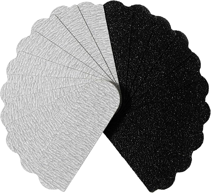 Americanails Stainless Steel Pedicure File Kit with EasyPeel Abrasive Strips and The EasyPeel Pedciure Abbrasive Strips for Foot File (2 Pack Bundle)