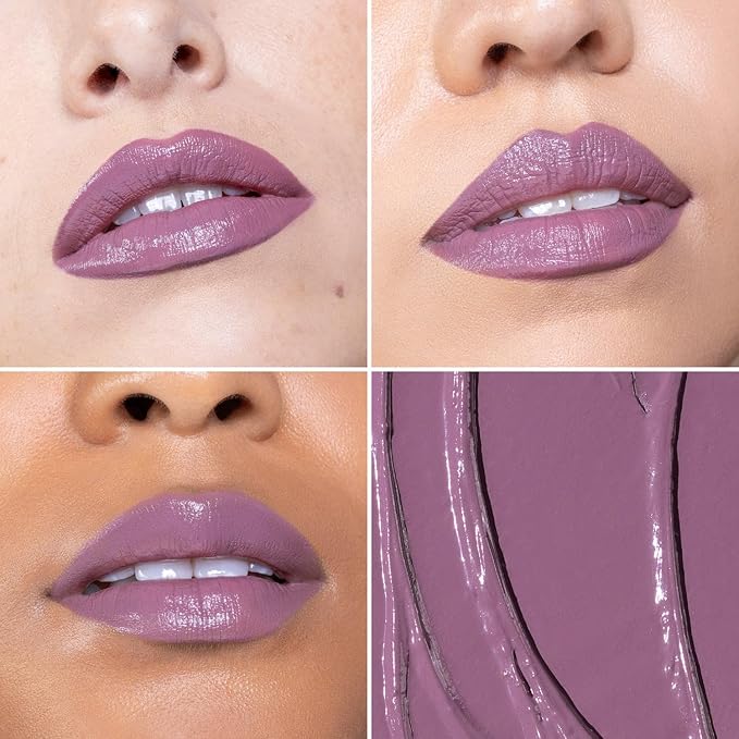 OFIR Satin Hydrating Lipstick | Full Coverage, Revitalizing, Lightweight Formula | All Day Wear Moisturizing - Muted Purple - 0.12 oz