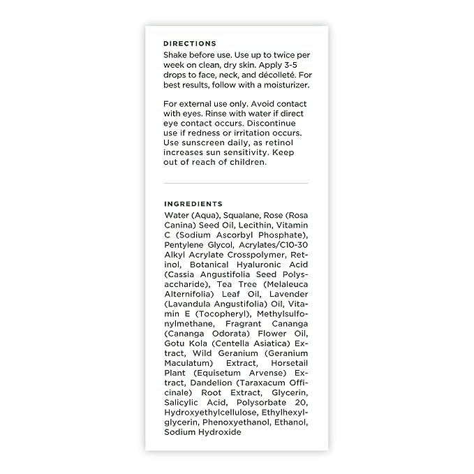 Tree of Life Beauty Anti-Aging Luxe Evening Youth Facial Serum | Age Defying Face and Skin Care, 1 Fl Oz