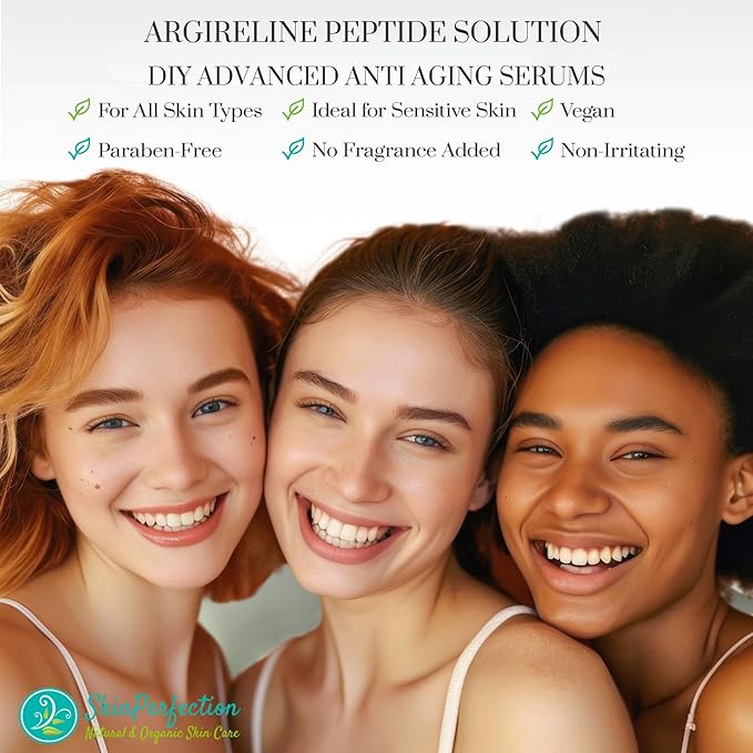 Skin Perfection Argireline Serum - Peptides Serum for Face with Acetyl Hexapeptide-8 for Fine Lines & Wrinkles - Diy Anti Aging Argireline Booster Solution Mix with Any Skincare Products 0.5oz