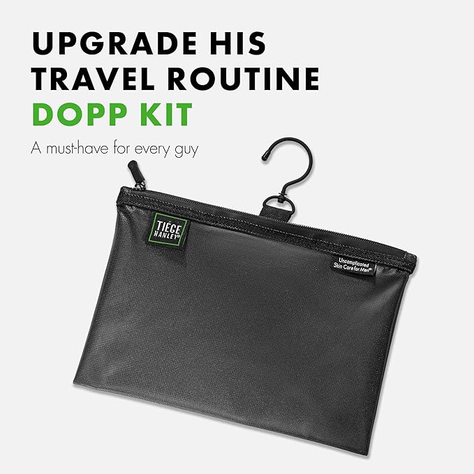 Tiege Hanley Mens Skin Care Gift Box Set, Platinum - Men's Skincare Set Includes Face Wash, AM & PM Moisturizer, Scrub, Eye Cream, Clay Mask, Retinol Stick, Body Wash, Deodorant, Lip Balm