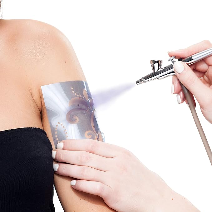 1-Ounce Purple Temporary Airbrush Tattoo Body Art Paint Alcohol Based