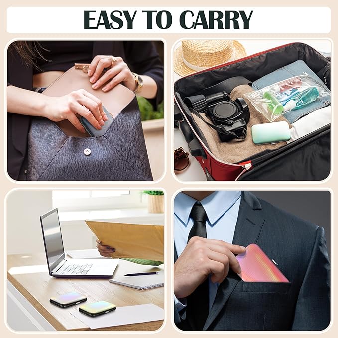 30 Sets Bulk Gifts for Women Manicure Set Bulk Professional Nail Care Kit Nail Clippers Kit 8 in 1 Stainless Steel Pedicure Set with Travel Case for Women Men(Iridescent)