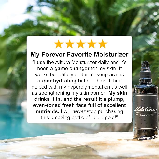 Alitura Naturals Daily Face Moisturizer for Men and Women