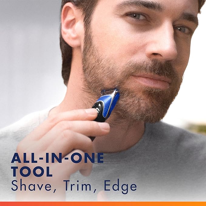 Gillette Styler: Beard Trimmer, Men's Razor & Edger, All Purpose Styler, All-in-one Tool, Shave, Trim & Edge, Waterproof, Fusion Razors for Men / Styler, with 3 Comb Attachments