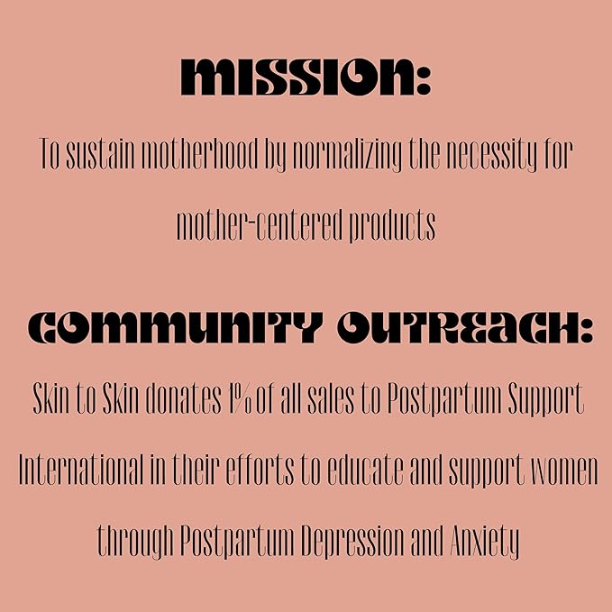 Skin to Skin New Baby Kit - 4 Piece Set in Cosmetic Bag - Organic Baby Butt Balm - Postpartum Essentials